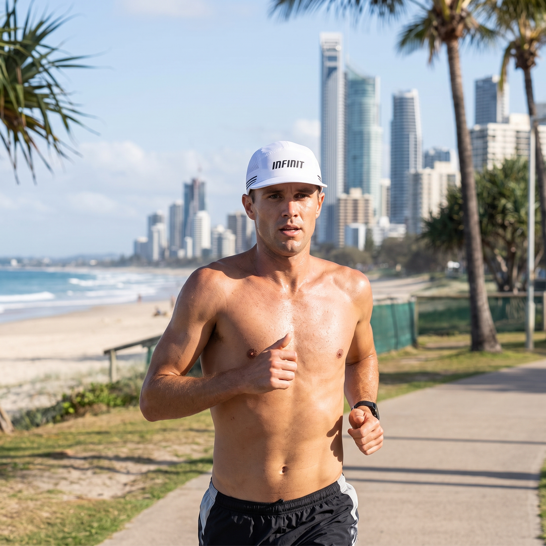 Infinit Run Cap White