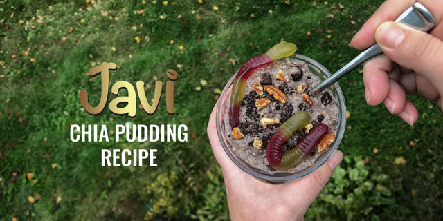 Protein-packed Mocha Chia Pudding Dirt Cup Recipe