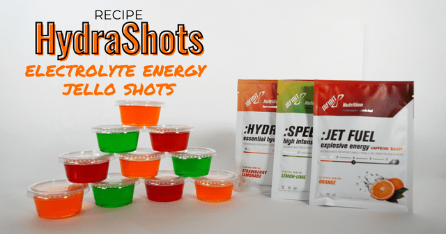 HydraShots: Electrolyte packed Jello shots
